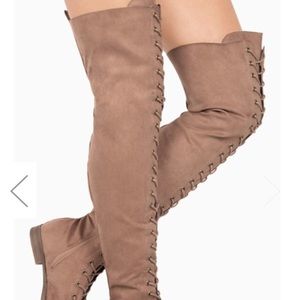 Thigh High Army Boots